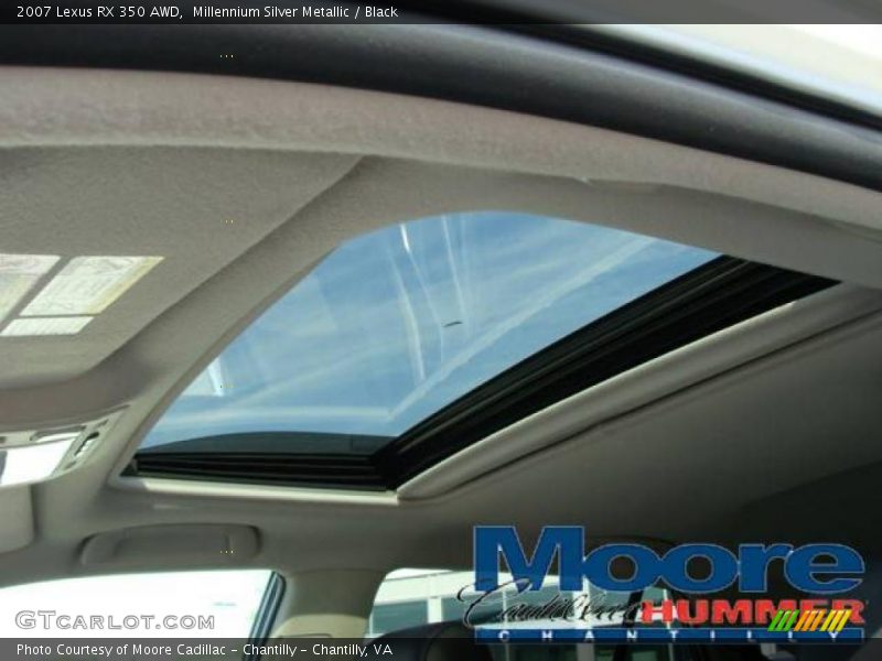 Millennium Silver Metallic / Black 2007 Lexus RX 350 AWD
