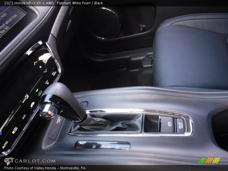 Platinum White Pearl / Black 2021 Honda HR-V EX-L AWD