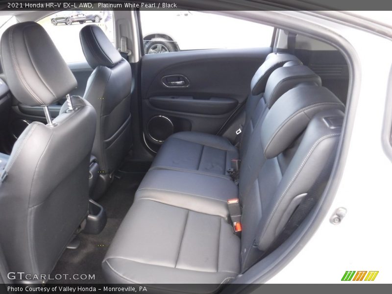 Platinum White Pearl / Black 2021 Honda HR-V EX-L AWD