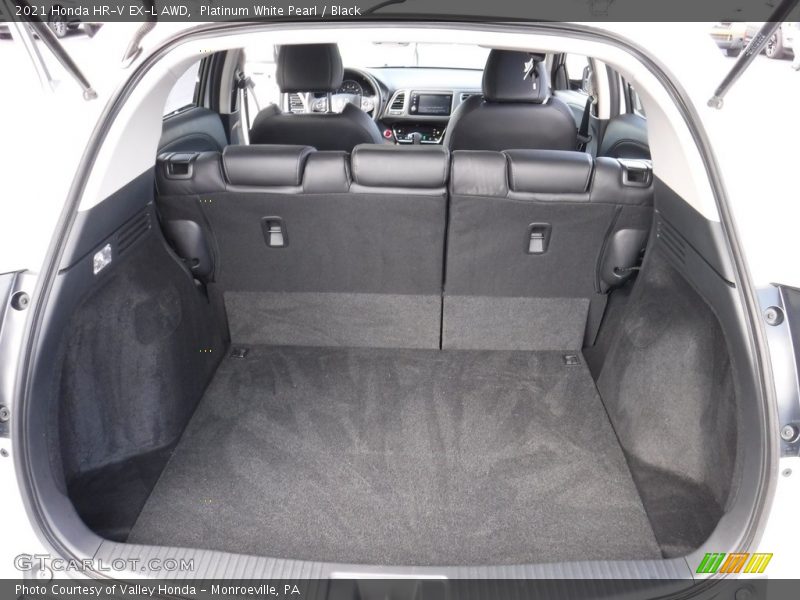 Platinum White Pearl / Black 2021 Honda HR-V EX-L AWD