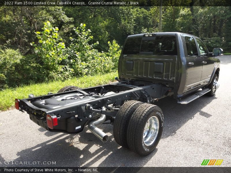 Granite Crystal Metallic / Black 2022 Ram 3500 Limited Crew Cab 4x4 Chassis