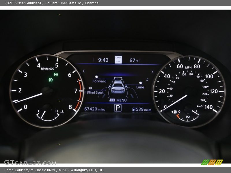 Brilliant Silver Metallic / Charcoal 2020 Nissan Altima SL