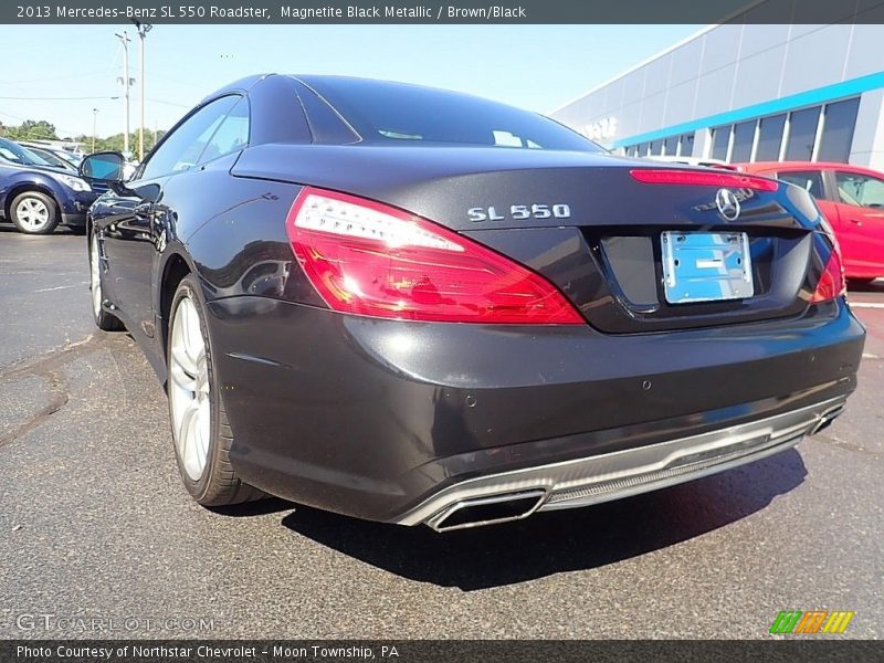 Magnetite Black Metallic / Brown/Black 2013 Mercedes-Benz SL 550 Roadster