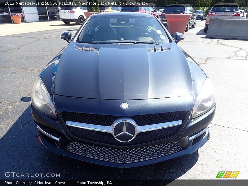 Magnetite Black Metallic / Brown/Black 2013 Mercedes-Benz SL 550 Roadster