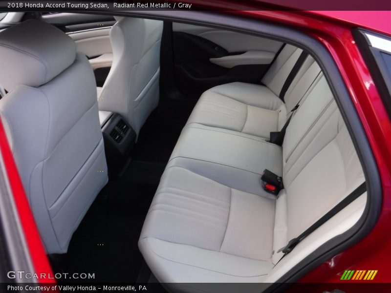 Radiant Red Metallic / Gray 2018 Honda Accord Touring Sedan