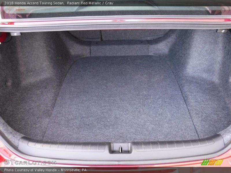 Radiant Red Metallic / Gray 2018 Honda Accord Touring Sedan
