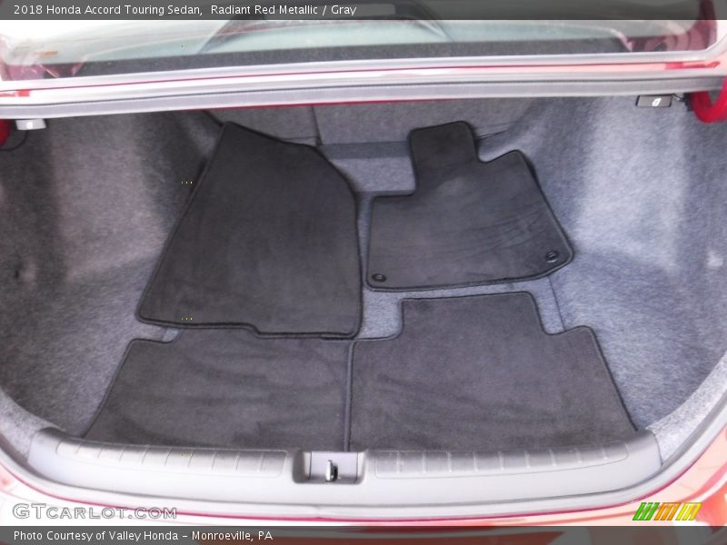 Radiant Red Metallic / Gray 2018 Honda Accord Touring Sedan