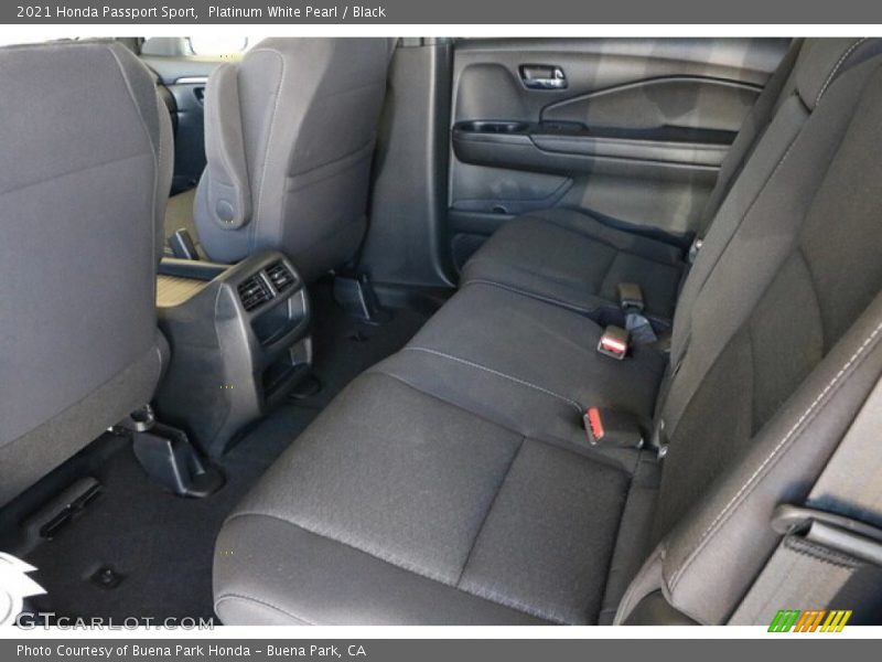Platinum White Pearl / Black 2021 Honda Passport Sport