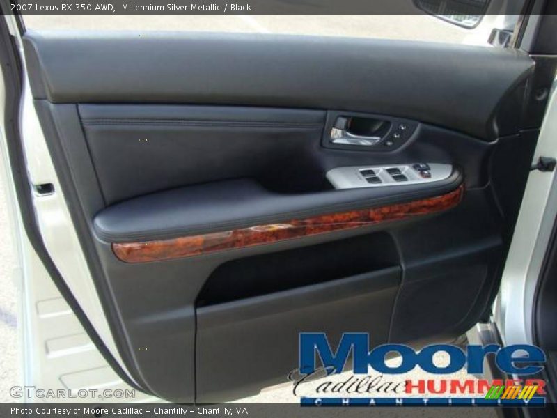 Millennium Silver Metallic / Black 2007 Lexus RX 350 AWD