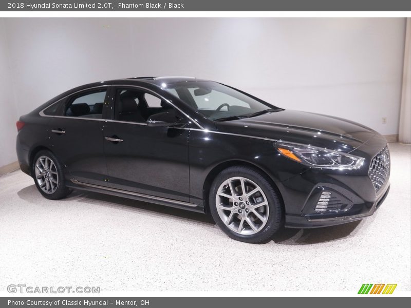 Phantom Black / Black 2018 Hyundai Sonata Limited 2.0T
