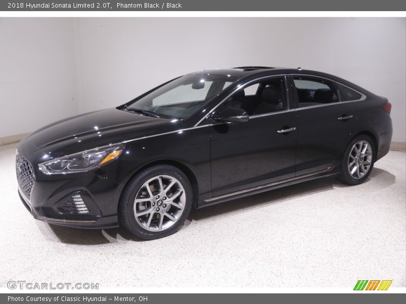 Phantom Black / Black 2018 Hyundai Sonata Limited 2.0T