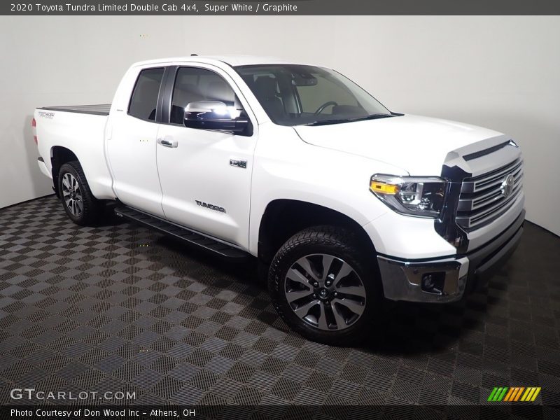 Super White / Graphite 2020 Toyota Tundra Limited Double Cab 4x4