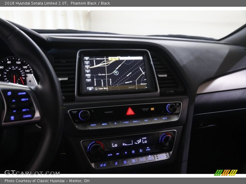 Phantom Black / Black 2018 Hyundai Sonata Limited 2.0T
