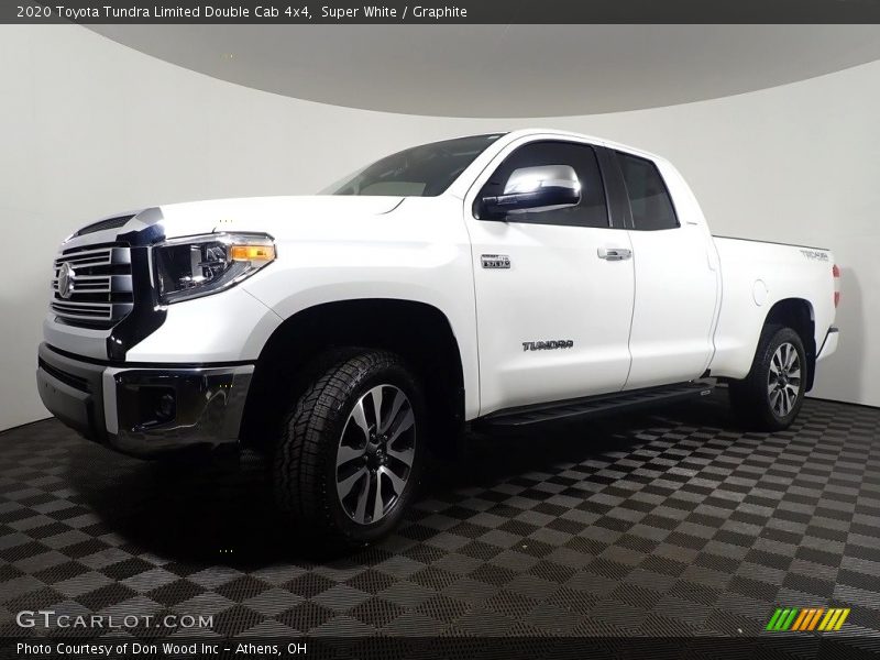 Super White / Graphite 2020 Toyota Tundra Limited Double Cab 4x4