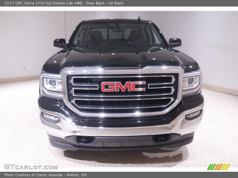 Onyx Black / Jet Black 2017 GMC Sierra 1500 SLE Double Cab 4WD
