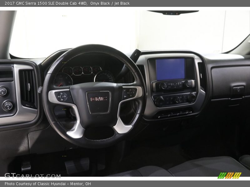 Onyx Black / Jet Black 2017 GMC Sierra 1500 SLE Double Cab 4WD