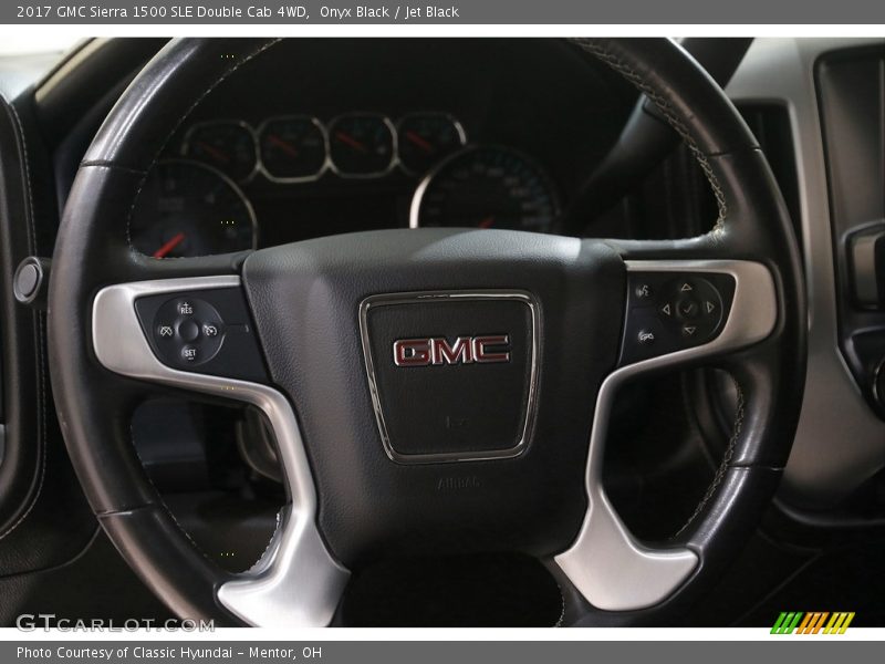 Onyx Black / Jet Black 2017 GMC Sierra 1500 SLE Double Cab 4WD