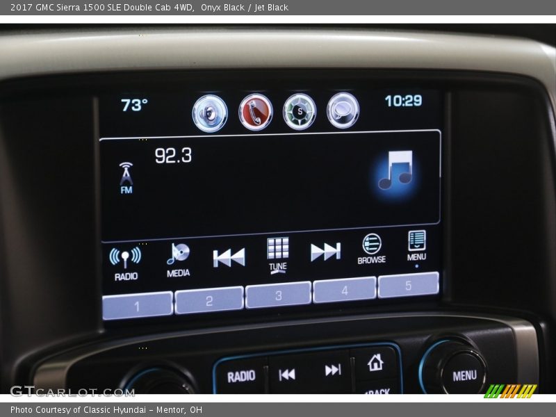 Onyx Black / Jet Black 2017 GMC Sierra 1500 SLE Double Cab 4WD