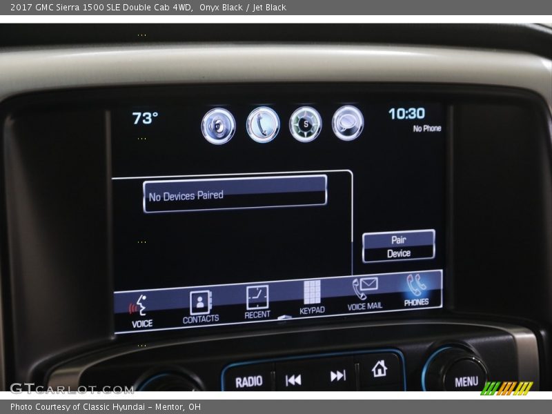 Onyx Black / Jet Black 2017 GMC Sierra 1500 SLE Double Cab 4WD