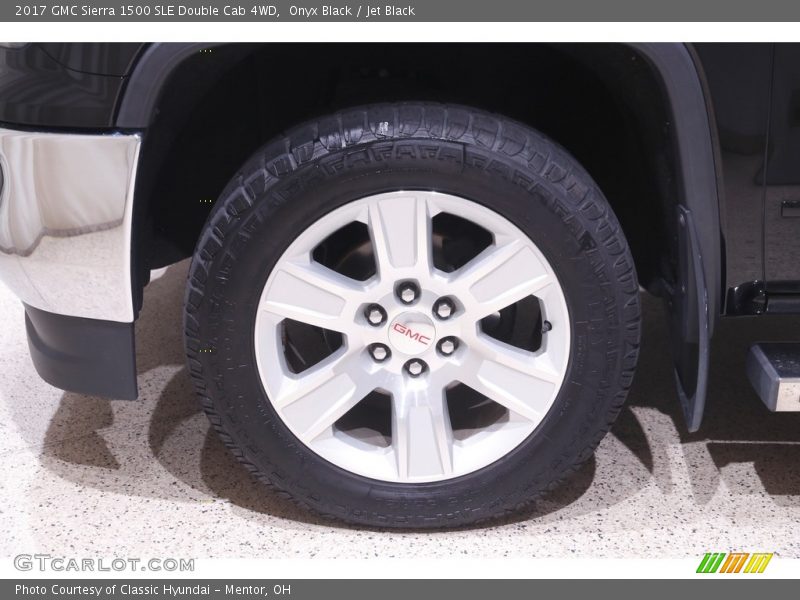 Onyx Black / Jet Black 2017 GMC Sierra 1500 SLE Double Cab 4WD
