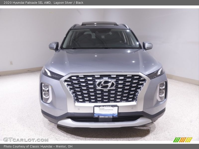 Lagoon Silver / Black 2020 Hyundai Palisade SEL AWD