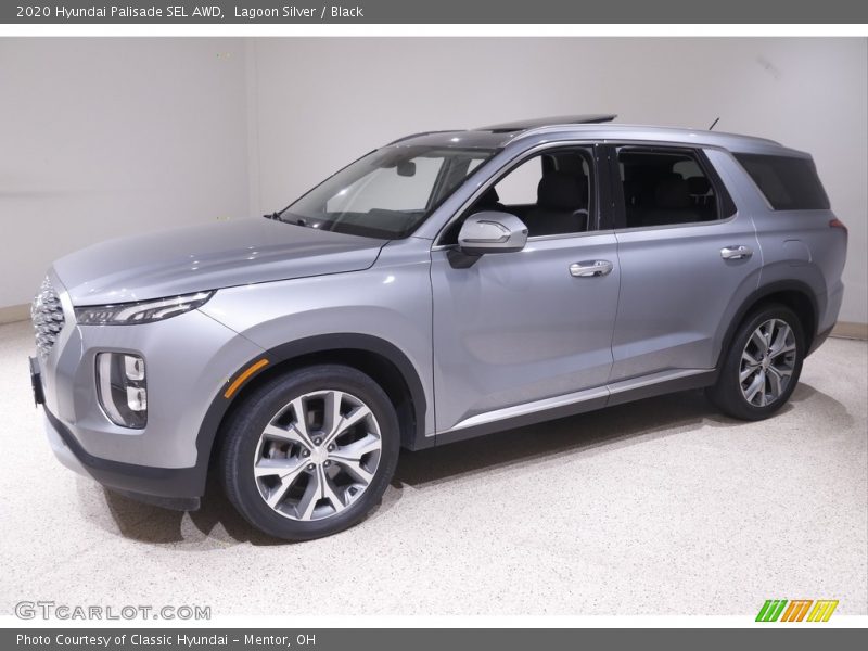 Lagoon Silver / Black 2020 Hyundai Palisade SEL AWD