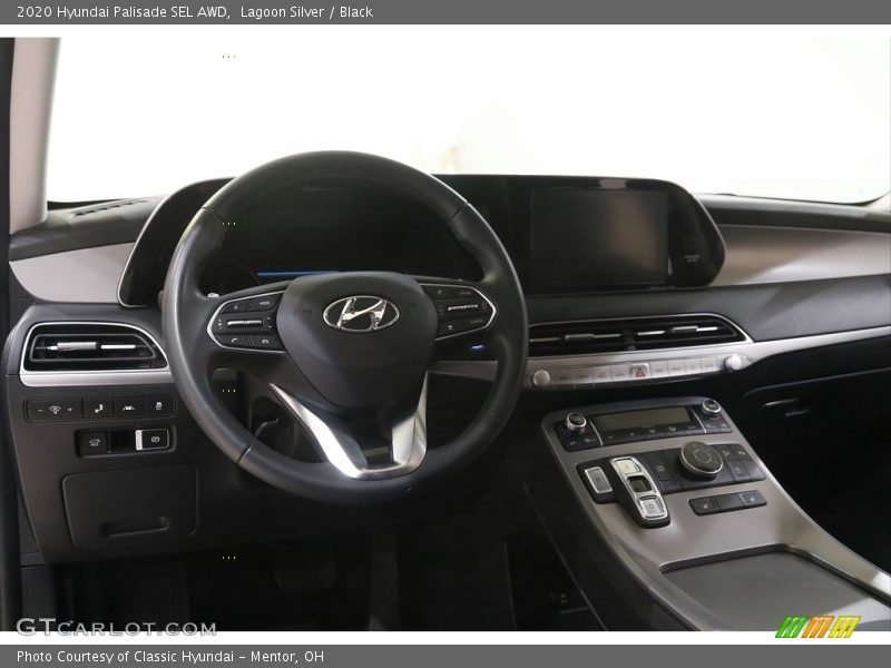 Lagoon Silver / Black 2020 Hyundai Palisade SEL AWD