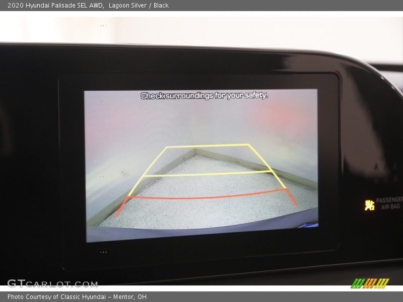 Lagoon Silver / Black 2020 Hyundai Palisade SEL AWD