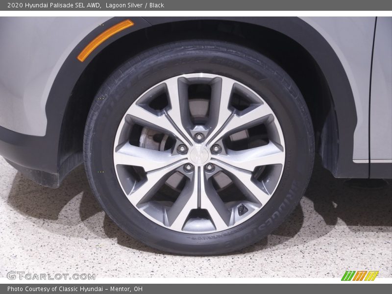 Lagoon Silver / Black 2020 Hyundai Palisade SEL AWD