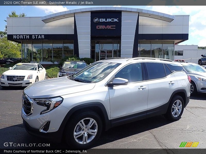 Quicksilver Metallic / Jet Black 2020 GMC Terrain SLE AWD