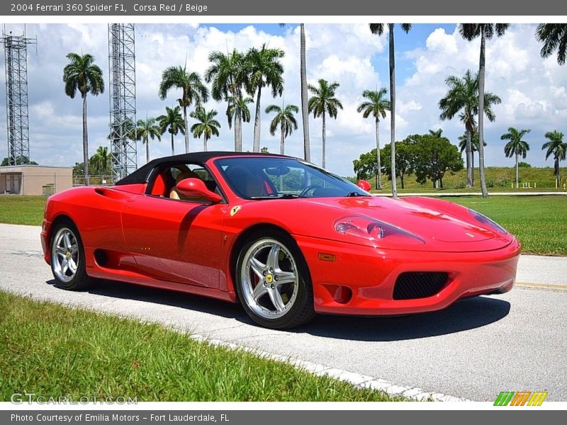 Front 3/4 View of 2004 360 Spider F1