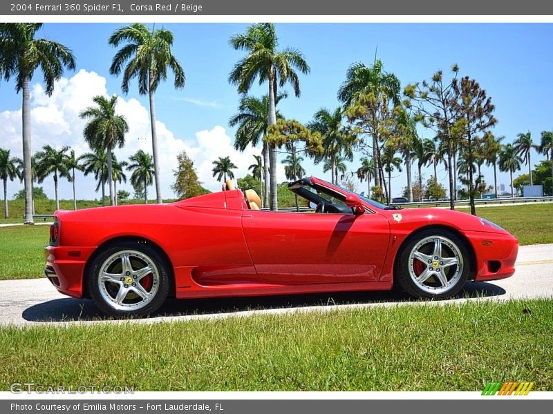  2004 360 Spider F1 Corsa Red