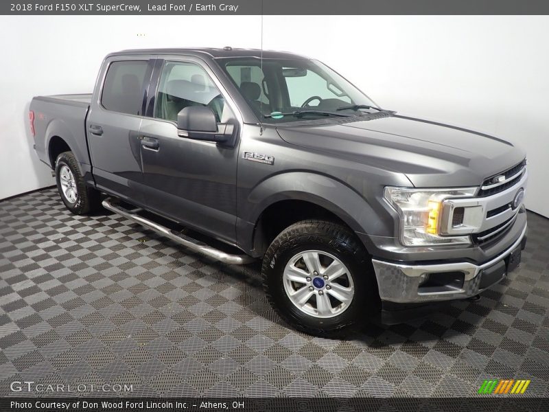 Lead Foot / Earth Gray 2018 Ford F150 XLT SuperCrew