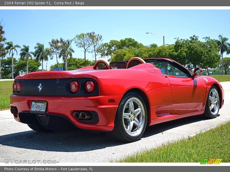  2004 360 Spider F1 Corsa Red