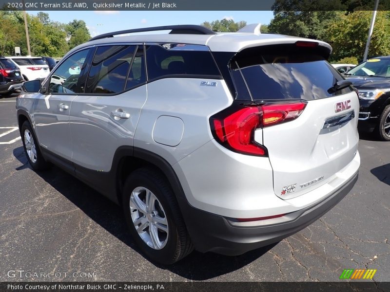 Quicksilver Metallic / Jet Black 2020 GMC Terrain SLE AWD