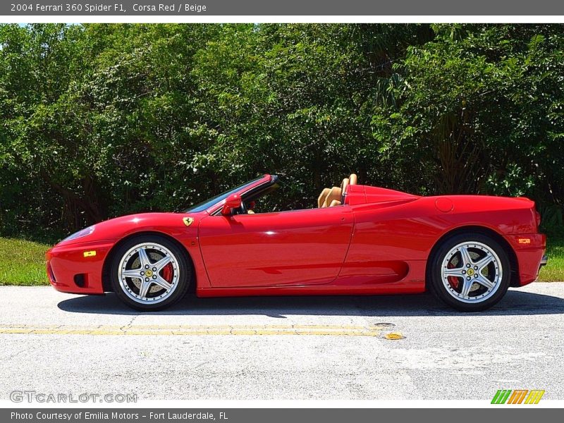  2004 360 Spider F1 Corsa Red