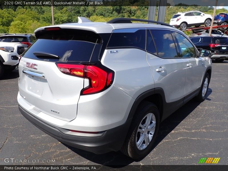 Quicksilver Metallic / Jet Black 2020 GMC Terrain SLE AWD