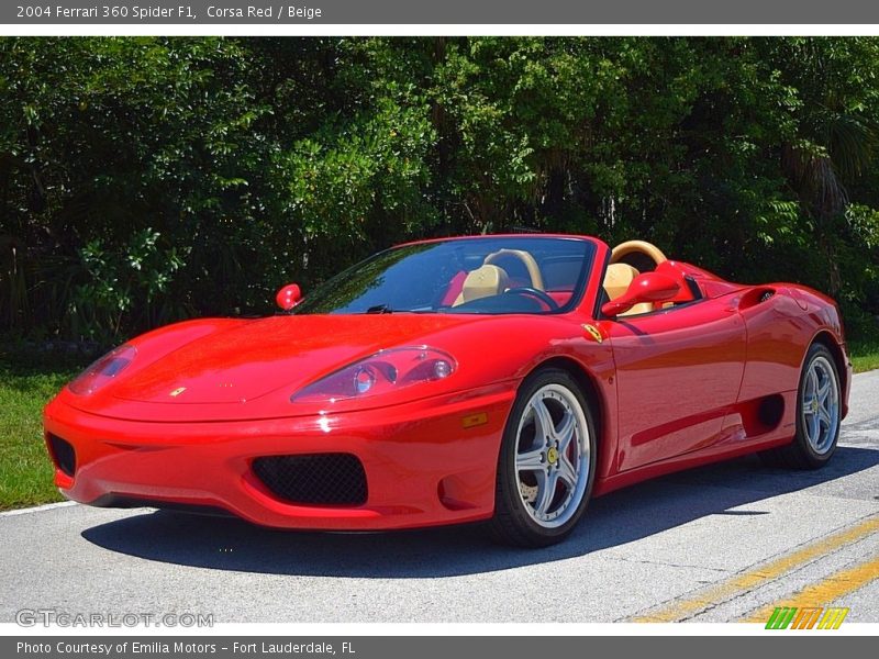  2004 360 Spider F1 Corsa Red
