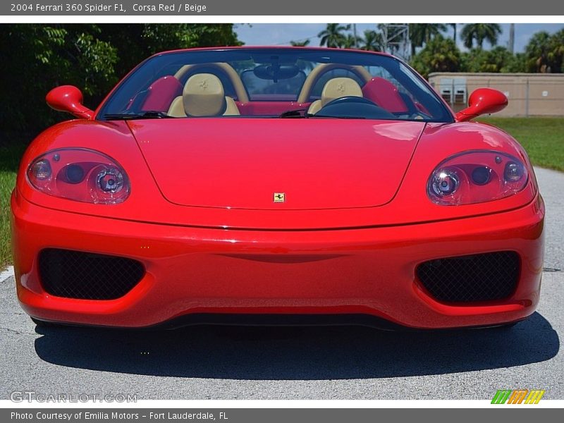 Corsa Red / Beige 2004 Ferrari 360 Spider F1