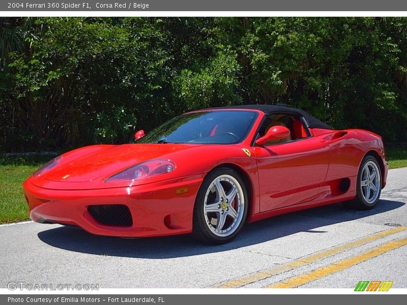  2004 360 Spider F1 Corsa Red