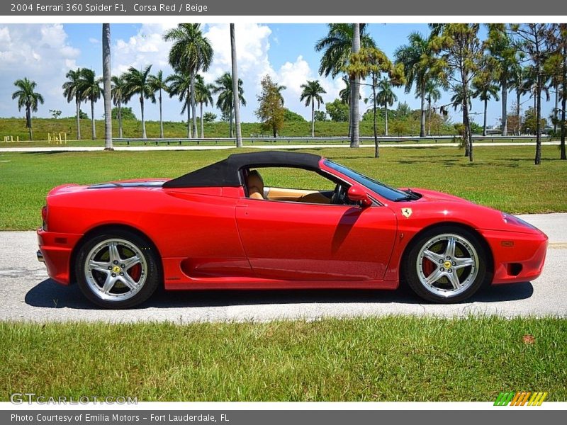  2004 360 Spider F1 Corsa Red