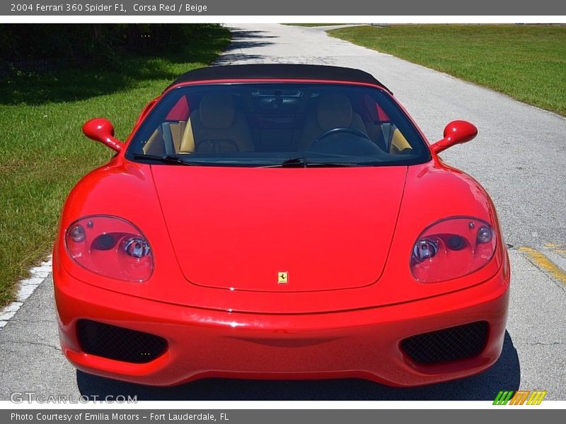 Corsa Red / Beige 2004 Ferrari 360 Spider F1