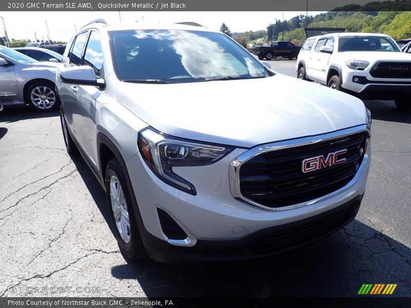 Quicksilver Metallic / Jet Black 2020 GMC Terrain SLE AWD