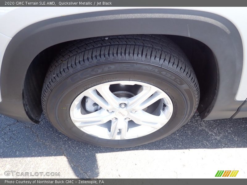 Quicksilver Metallic / Jet Black 2020 GMC Terrain SLE AWD