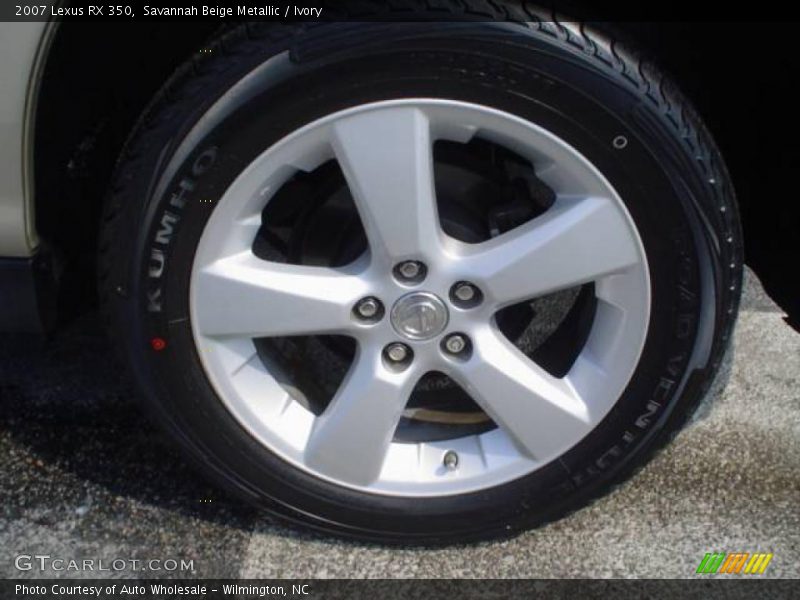 Savannah Beige Metallic / Ivory 2007 Lexus RX 350