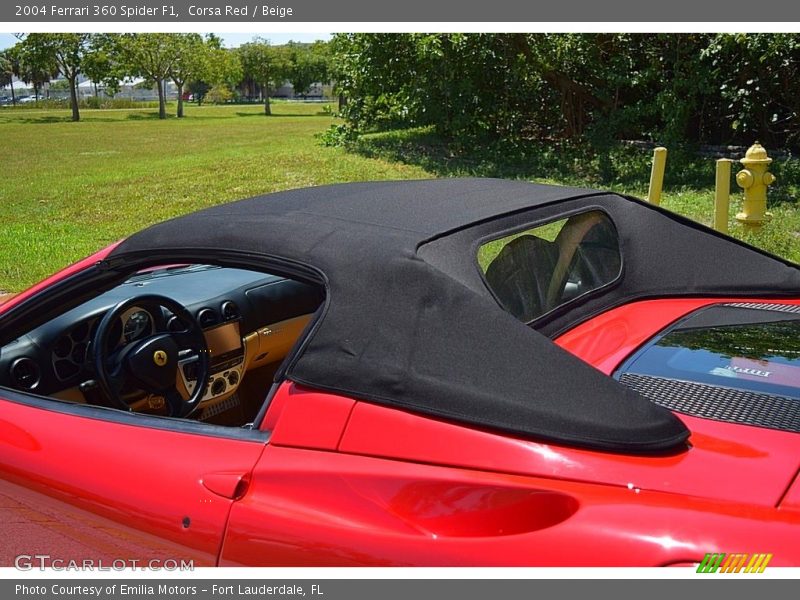 Corsa Red / Beige 2004 Ferrari 360 Spider F1