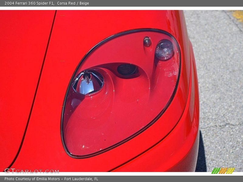 Corsa Red / Beige 2004 Ferrari 360 Spider F1