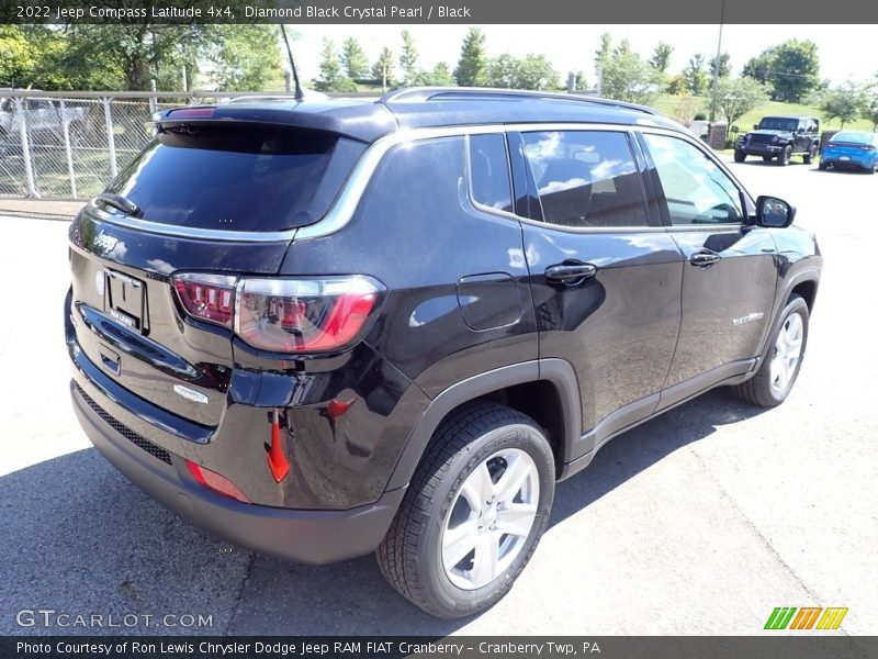 Diamond Black Crystal Pearl / Black 2022 Jeep Compass Latitude 4x4