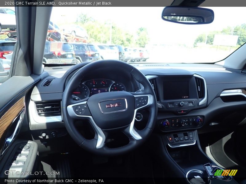 Quicksilver Metallic / Jet Black 2020 GMC Terrain SLE AWD