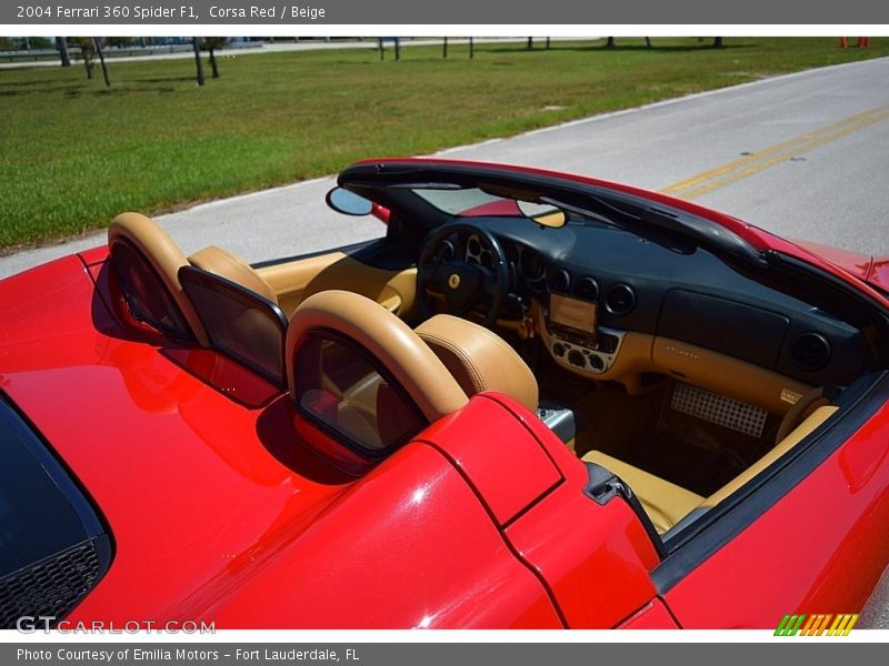 Corsa Red / Beige 2004 Ferrari 360 Spider F1